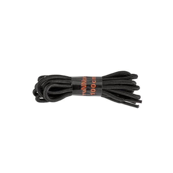 RUNNEX® Rundsenkel Größe 100CM schwarz (5402-100CM)