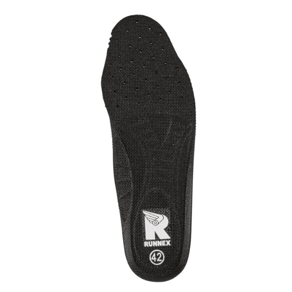 RUNNEX® Einlegesohle Größe 45 schwarz (5405-45)