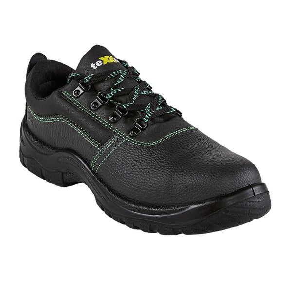 teXXor® S1-Sicherheitshalbschuhe ROUEN Größe 44 schwarz/grün (6110-44)