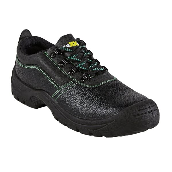 teXXor® S3-Sicherheitshalbschuhe AUXERRE Größe 46 schwarz/grün (6311-46)