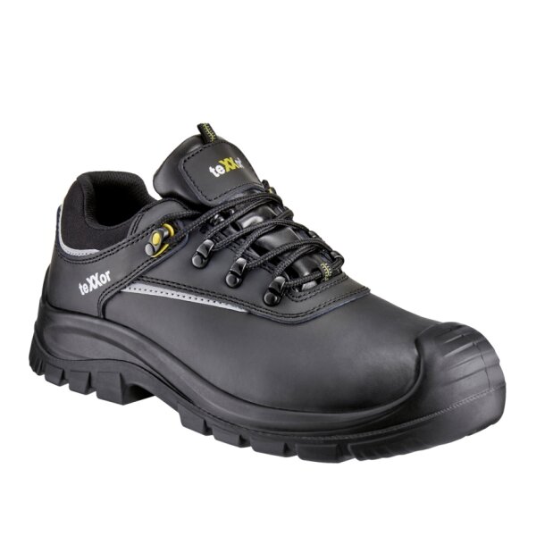 teXXor® S3-Sicherheitshalbschuhe COLMAR Größe 45 schwarz (6315-45)