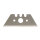 Pacific Handy Cutter® Industrieklinge (spitz) Größe 0 weiß (7784)