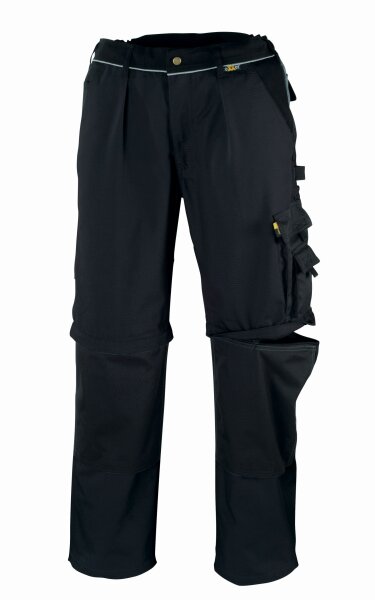 teXXor® Canvas (320 g/m²) 2-in-1 Bundhose TOBAGO Größe 30 schwarz (8358-30)