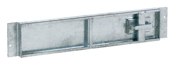 MÜBA Stufenschalung mit Eckwinkel Längenverstellbar von 0,78 - 1,20 m, Höhe 17,5 cm, verzinkt | Treppenschalung