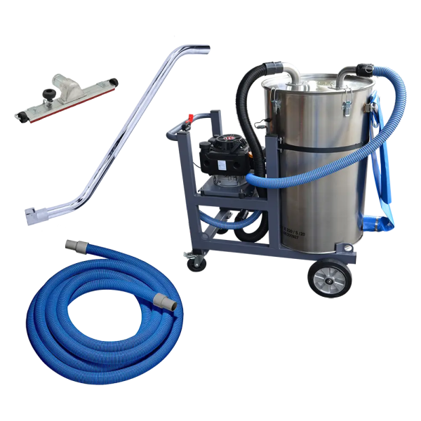 MAXVAC Benzinbetriebener Schmutzwassersauger, MAXVAC Petrovac™ inkl. 25 m Schlauch & Rohrset (7000-VU3 + MV-7000-2375)