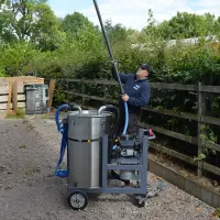 MAXVAC EasyReach Profiset Dachrinnenreinigung 12m, Kohlefaser-Saugrohre (ERG-50-12)