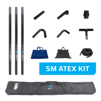 MAXVAC EasyReach ATEX Reinigungsset, Kohlefaser, 38mm, 5m...