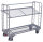 VARIOfit Etagenwagen mit 2 Drahtgitterböden verzinkt