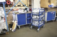 VARIOfit Eurokastenwagen mit 3 Kunststoffkisten