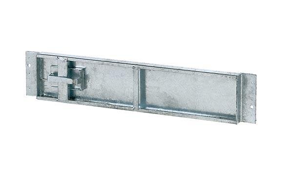 MÜBA Stufenschalung 12109 verzinkt mit Eckwinkel, längenverstellbar 0,90-1,55 m, Höhe 17,5 cm