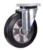 VARIOfit Lenkrolle Elastikvollgummi