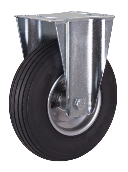 VARIOfit Bockrolle mit Luftreifen schwarz