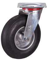 VARIOfit Lenkrolle mit Luftreifen schwarz