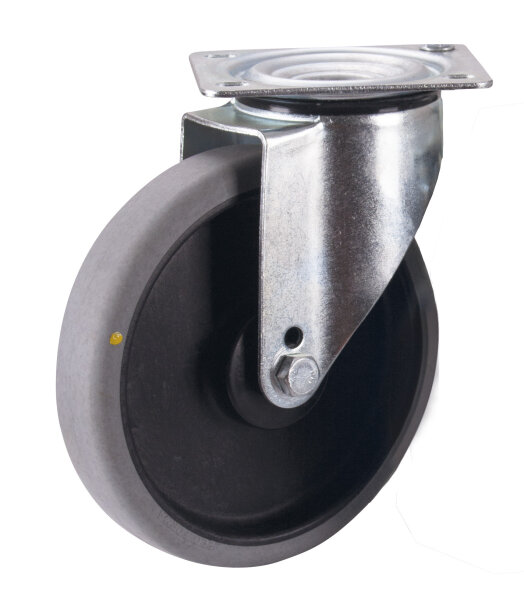 VARIOfit Lenkrolle elektrisch leitfähig grau