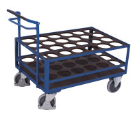VARIOfit Stahlflaschenwagen mit Totmannbremse