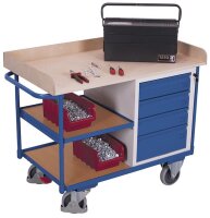 VARIOfit Werkstattwagen mit 3 Ladeflächen