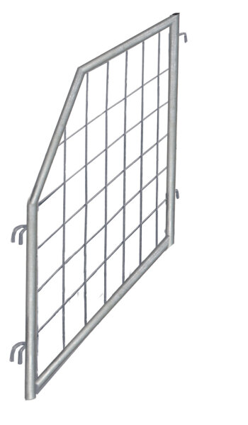 VARIOfit Palettenaufsatz Trenngitter, schräg, verzinkt