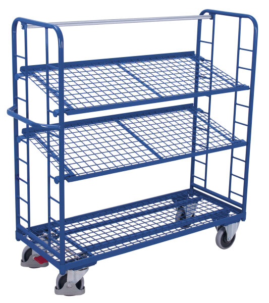 VARIOfit Etagenwagen mit 3 Drahtgitterböden