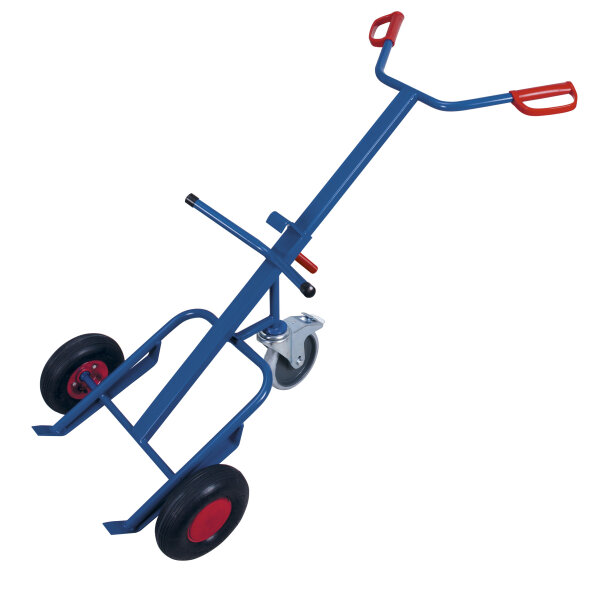 VARIOfit Fasskarre mit 1 Stützbremsrolle