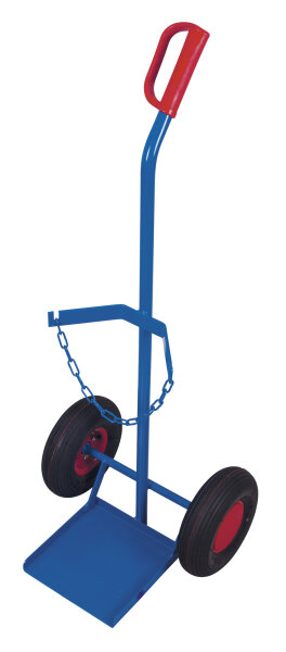 VARIOfit Stahlflaschenkarre für 1 Flasche a 20, 40 - 50 Ltr. Inahlt