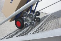 VARIOfit Treppenkarre mit 2 fünfarmigen Radsternen