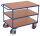 VARIOfit Schwerer Tischwagen mit 3 Ladeflächen