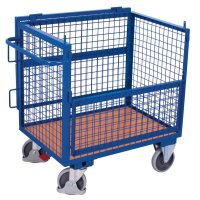 VARIOfit Drahtkastenwagen mit Deckel fest verschweißt