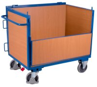 VARIOfit Holzkastenwagen mit Deckel fest verschweißt