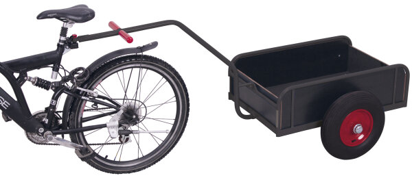 VARIOfit Fahrradanhänger mit Bordwand, RAL 7016 Ladefläche 825 x 535 zu-1391/AG