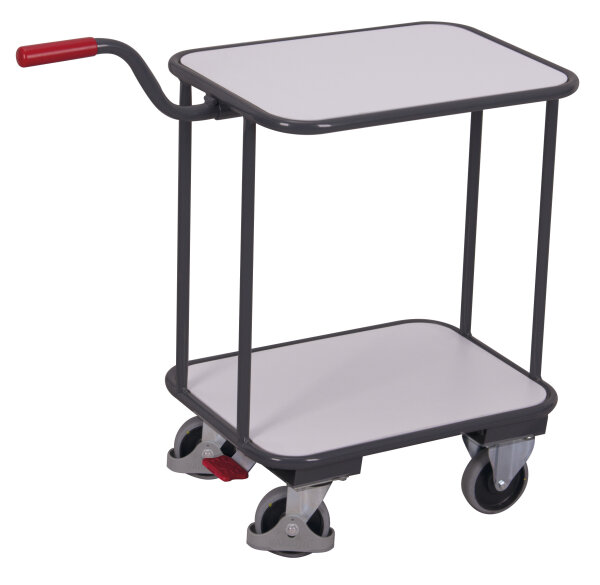 VARIOfit ESD Griffroller mit 2 Ladeflächen sw-450.832