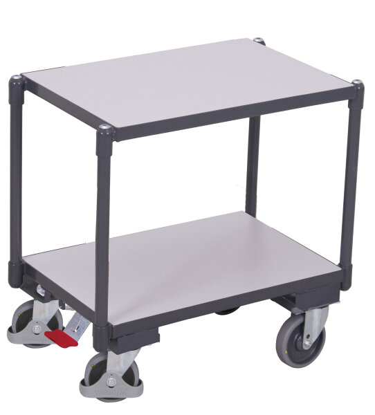 VARIOfit ESD Euro-Systemroller mit 2 Ladeflächen sw-410.546