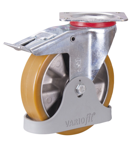 VARIOfit Bremsrolle Polyurethan, 200 x 50 mm, 92° Shore A dpt-200.001