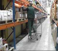 VARIOfit Kommissionierwagen, verzinkt sw-490.100