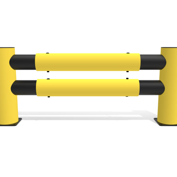 d-flexx Verkehrsbarriere 2-zeilig HOTEL Standardrohr (DFVBD-R)