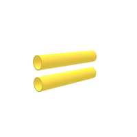 d-flexx Verkehrsbarriere 2-zeilig HOTEL Standardrohr (DFVBD-R)