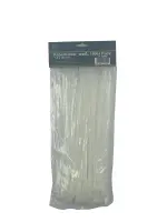 Kabelbinder weiß & schwarz, 100er Pack PA66