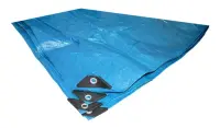 Profibau Abdeckplane BS100-121 blau, 150 g/qm, mit...