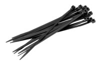 Profibau Kabelbinder BS100-123 Schwarz 25er Pack,...