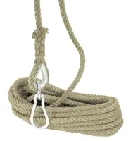Hanf-Eimerseil mit Karabinerhaken, Ø 20 mm 10-40m...