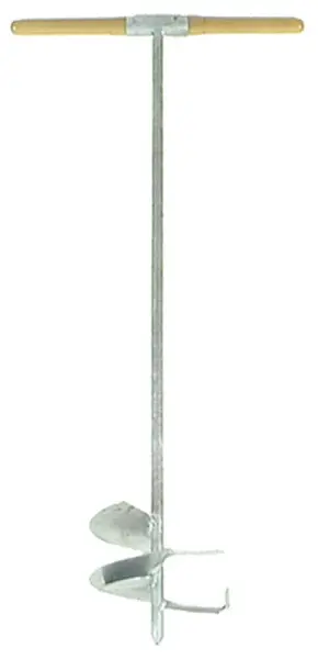Profibau Hand-Erdbohrer BS100-147 verzinkt, Durchmesser 100-300 mm, Länge 800 mm