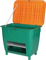 JOPA Streugutbehälter BS100-151 Grün, 220 l...
