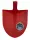 Profibau Frankfurter Schaufel BS100-155 Gr. 5 Rot Pulverbeschichtet, Gehärtet, Blattmaß 300 x 270 mm