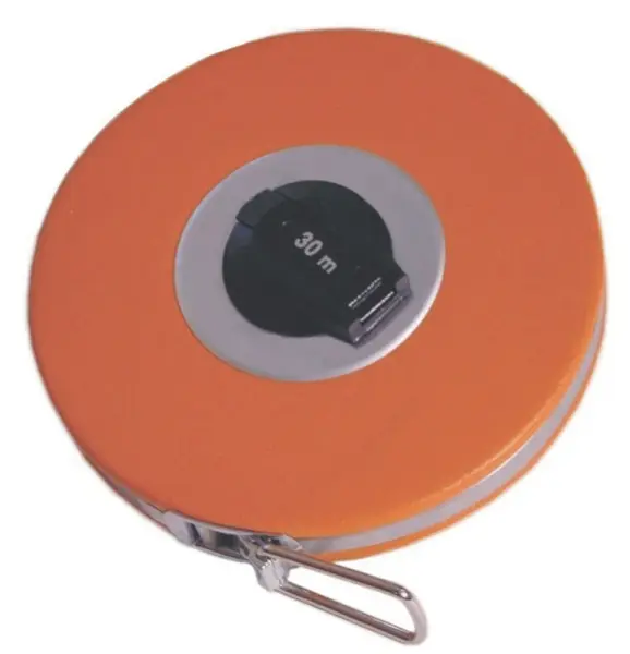 Bandmaß Kapsel Länge 15 bis 50 m, Glasfaserband