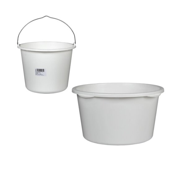 JOPA Vielzweckeimer BS100-171 Weiß, 12 l, Spezial-Kunststoff, TÜV/GS-geprüft