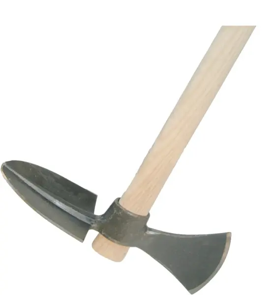 Wiedehopfhaue, ovale & kantig Blattform mit Stiel