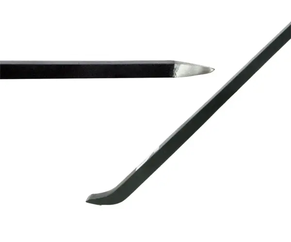 Brechstange BS100-183 mit Spitze und gebogener Vierkantschneide, Länge 1250/1500/1750/2000 mm
