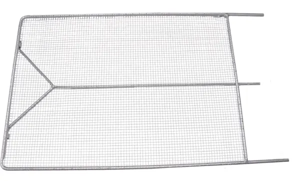 Profibau Durchwurfsieb BS100-188 Maschenweite 10 mm & 12 mm, Gestell aus Rundeisen, mit Stabstange