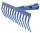 Profibau Gartenrechen BS100-202 aus Stahl ohne Stiel, 12 bis 16 Zinken, Zinken-Ø 4 mm