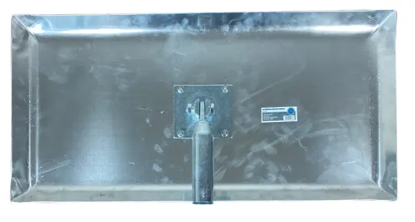 MMXX Alu Betonschieber BS100-209 ohne Stiel, Breite 63 bis 123 cm, mit Gelenk-Stielhalterung