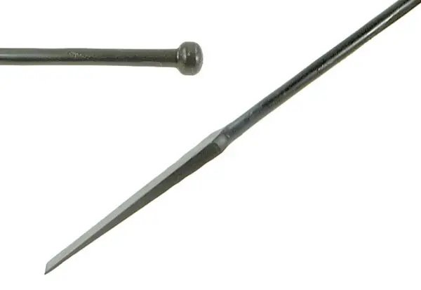 Profibau MMXX Pflasterbrechstange BS100-215 mit Kugelkopf und Schneide, Länge 1250/1500 mm